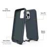 iPhone 15 Pro Max Kılıf Airbag Kenarlı T-Max Mat Standlı Kapak