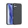 iPhone 16 Kılıf M-safe Şarj Özellikli Karbon Fiber Tasarımlı Elnino Kapak
