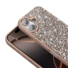 iPhone 16 Uyumlu  Kılıf Parlak Taşlı Tasarım Kapak