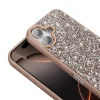 iPhone 16 Plus Kılıf Parlak Taşlı Tasarım Pırlanta Kapak