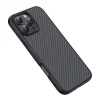 iPhone 16 Pro Kılıf M-safe Şarj Özellikli Karbon Fiber Tasarımlı Elnino Kapak