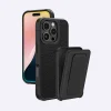 Apple iPhone 16 Pro Kılıf M-safe Şarj Özellikli Standlı Kartlıklı Set Amazingthing Glamour Luxe Serisi Kapak