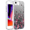 iPhone 7 Kılıf Desenli Silver Sert Kapak