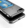 iPhone 7 Kılıf Kartlıklı Şeffaf Setra Clear Silikon Kapak
