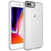 iPhone 8 Plus Kılıf Kamera Korumalı Transparan Post Kapak