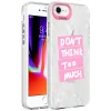 iPhone SE 2020 Kılıf Mermer Desenli Marbello Kapak