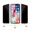 iPhone X ​​​​​​​​​​​​ Rika Premium Privacy Temperli Cam Ekran Koruyucu