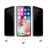 iPhone X ​​​​​​​​​​​​Rika Premium Privacy Temperli Cam Ekran Koruyucu