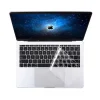 Macbook 15 Pro 2017 A1707  Klavye Koruyucu Şeffaf Silikon Ped