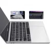 Macbook 15 Pro 2017 A1707  Klavye Koruyucu Şeffaf Silikon Ped