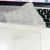 Macbook Air 11 A1370-A1465 Klavye Koruyucu Transparan Buzlu Silikon Ped