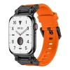 Watch 44mm KRD-101 Titanyum Metal Başlıklı Silikon Kordon