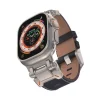 Watch 44mm KRD-114 Metal Başlıklı Suni Deri Kordon