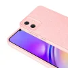 Samsung A05 Kılıf Kamera Korumalı Simli Lüks Koton Kapak