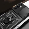 Samsung A14 Kılıf Magnetik Standlı Kamera Korumalı Sürgülü Vega Kapak