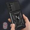 Samsung A15 Kılıf Magnetik Standlı Kamera Korumalı Sürgülü Vega Kapak