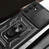 Samsung A15 Kılıf Magnetik Standlı Kamera Korumalı Sürgülü Vega Kapak