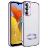 Samsung M14 Kılıf Kamera Korumalı Logo Gösteren Kapak