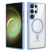 S22 Ultra Kılıf M-safe Wireless Şarj Özellikli Silikon Ege Kapak