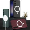 S23 Plus Kılıf Wireless Şarj Özellikli Kıpta M-safe Silikon Kapak
