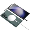 S23 Ultra Kılıf Wireless Şarj Özellikli Kıpta M-safe Silikon Kapak
