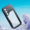 Samsung S24 Kılıf M-safe Şarj Özellikli 1-1 Su Geçirmez Kılıf