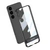Samsung S24 Kılıf Kamera Korumalı Şeffaf Dikey Standlı Ays Kapak