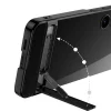 Samsung S24 Kılıf Kamera Korumalı Şeffaf Dikey Standlı Ays Kapak