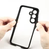 Samsung S24 Plus Kılıf Kamera Korumalı Şeffaf Arka Yüzey New Roll Kapak