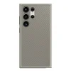 Samsung S24 Ultra Kılıf M-safe Şarj Özellikli Karbon Fiber Görünümlü T-Karbon Kapak