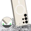 Samsung S24 Ultra Uyumlu Kılıf M-safe Şarj Özellikli Şeffaf Sert PC Kapak