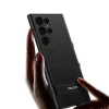Samsung S24 Ultra Kılıf Kamera Korumalı Leather Dikey Standlı Ays Kapak