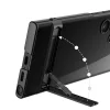 Samsung S24 Ultra Kılıf Kamera Korumalı Şeffaf Dikey Standlı Ays Kapak