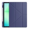 Samsung Tab A11 Plus Kılıf Tri Folding Kalem Bölmeli Standlı Kılıf