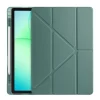 Samsung Tab A11 Plus Kılıf Tri Folding Kalem Bölmeli Standlı Kılıf