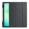 Samsung Tab A11 Plus Kılıf Tri Folding Kalem Bölmeli Standlı Kılıf