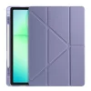 Samsung Tab A11 Plus Kılıf Tri Folding Kalem Bölmeli Standlı Kılıf