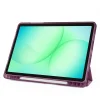 Samsung Tab A9 Kılıf Tri Folding Kalem Bölmeli Standlı Kılıf