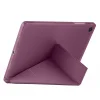 Samsung Tab A9 Kılıf Tri Folding Kalem Bölmeli Standlı Kılıf