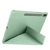 Samsung Tab S9 FE Plus Kılıf Tri Folding Kalem Bölmeli Standlı Kılıf