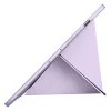 Samsung Tab S9 FE Plus Kılıf Tri Folding Kalem Bölmeli Standlı Kılıf