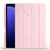 Samsung Tab S9 Plus Kılıf Tri Folding Kalem Bölmeli Standlı Kılıf
