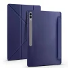 Samsung Tab S9 Ultra Kılıf Tri Folding Kalem Bölmeli Standlı Kılıf