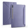 Samsung Tab S9 Ultra Kılıf Tri Folding Kalem Bölmeli Standlı Kılıf