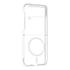 Samsung Z Flip 4 Kamera Korumalı M-Safe Şarj Özellikli Şeffaf London Sert PC Kapak