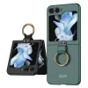 Samsung Z Flip 5 Kılıf Kıpta Yüzüklü Flip Sert Kapak
