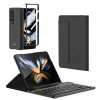 Samsung Z Fold 3 Kılıf Standlı Bluetooth Klavyeli  Kıpta Keyboard Set Kılıf