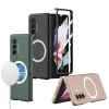 Samsung Z Fold 3 Kılıf Wireless Şarj Özellikli  Kıpta M-safe Kapak