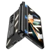 Samsung Z Fold 4 Kılıf  Kıpta Standlı Kalem Bölmeli Kapak