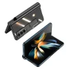 Samsung Z Fold 4 Kılıf  Kıpta Standlı Kalem Bölmeli Kapak